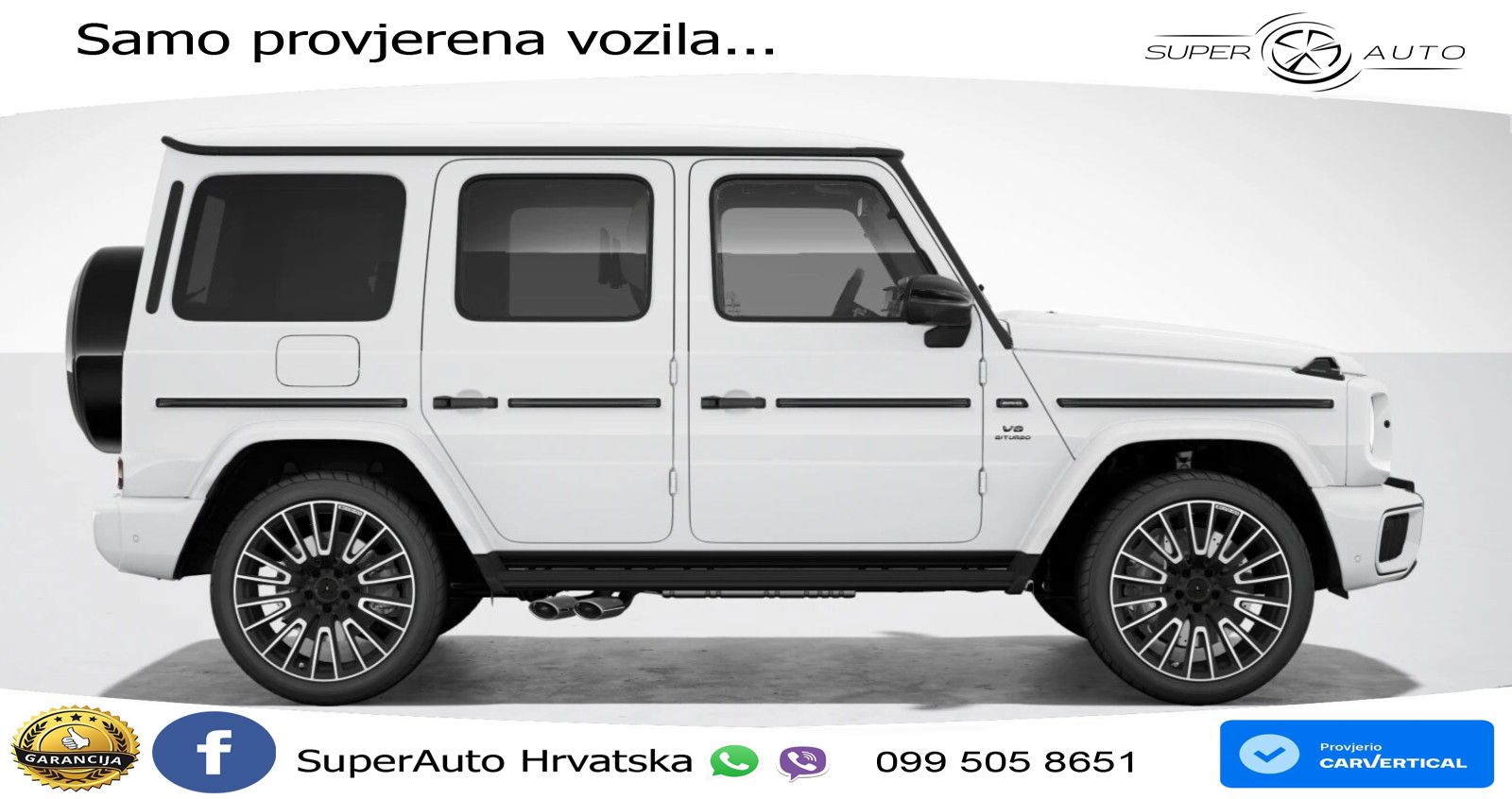 Mercedes AMG G 63 Long V8 (585 KS) 4MATIC 9G-TRONIC AMG SPEEDSHIFT TCT LED+GR SJED+ACC