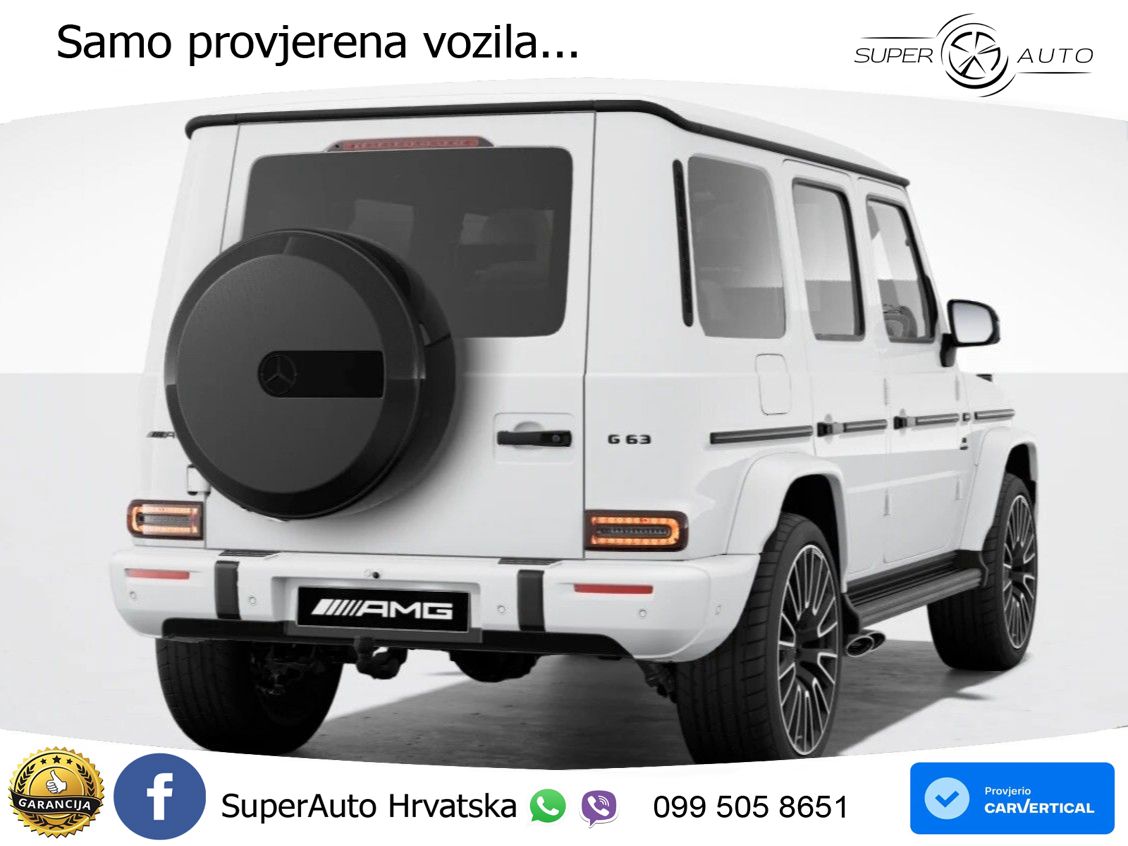 Mercedes AMG G 63 Long V8 (585 KS) 4MATIC 9G-TRONIC AMG SPEEDSHIFT TCT LED+GR SJED+ACC