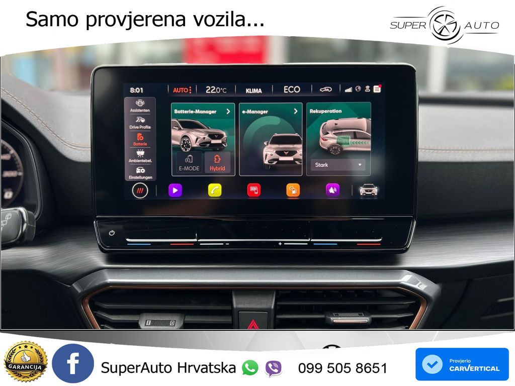 Cupra Formentor 1.4 TSI (204 KS) e-Hybrid DSG LED+ACC