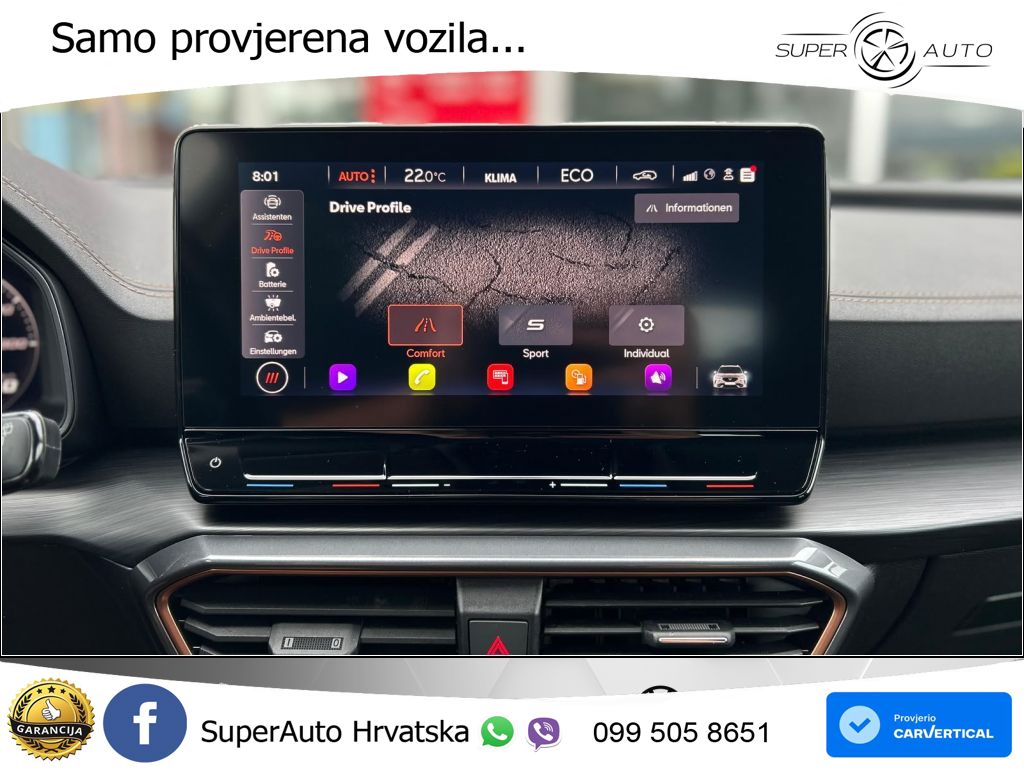 Cupra Formentor 1.4 TSI (204 KS) e-Hybrid DSG LED+ACC