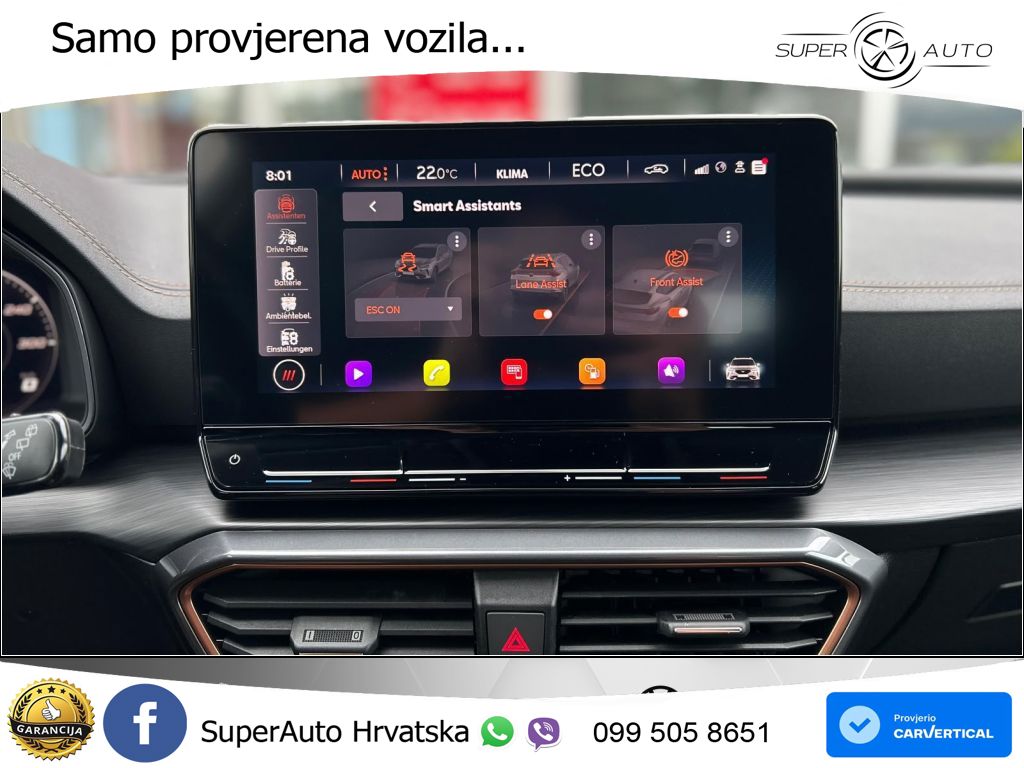 Cupra Formentor 1.4 TSI (204 KS) e-Hybrid DSG LED+ACC