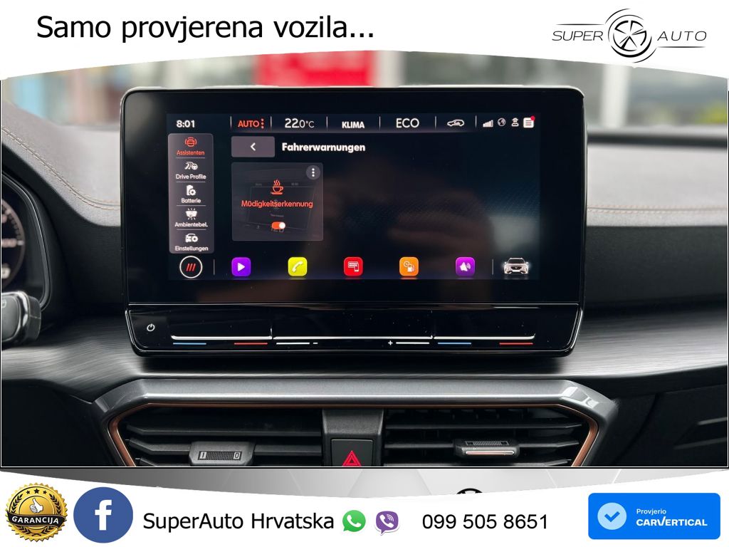 Cupra Formentor 1.4 TSI (204 KS) e-Hybrid DSG LED+ACC