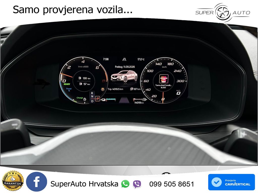 Cupra Formentor 1.4 TSI (204 KS) e-Hybrid DSG LED+ACC