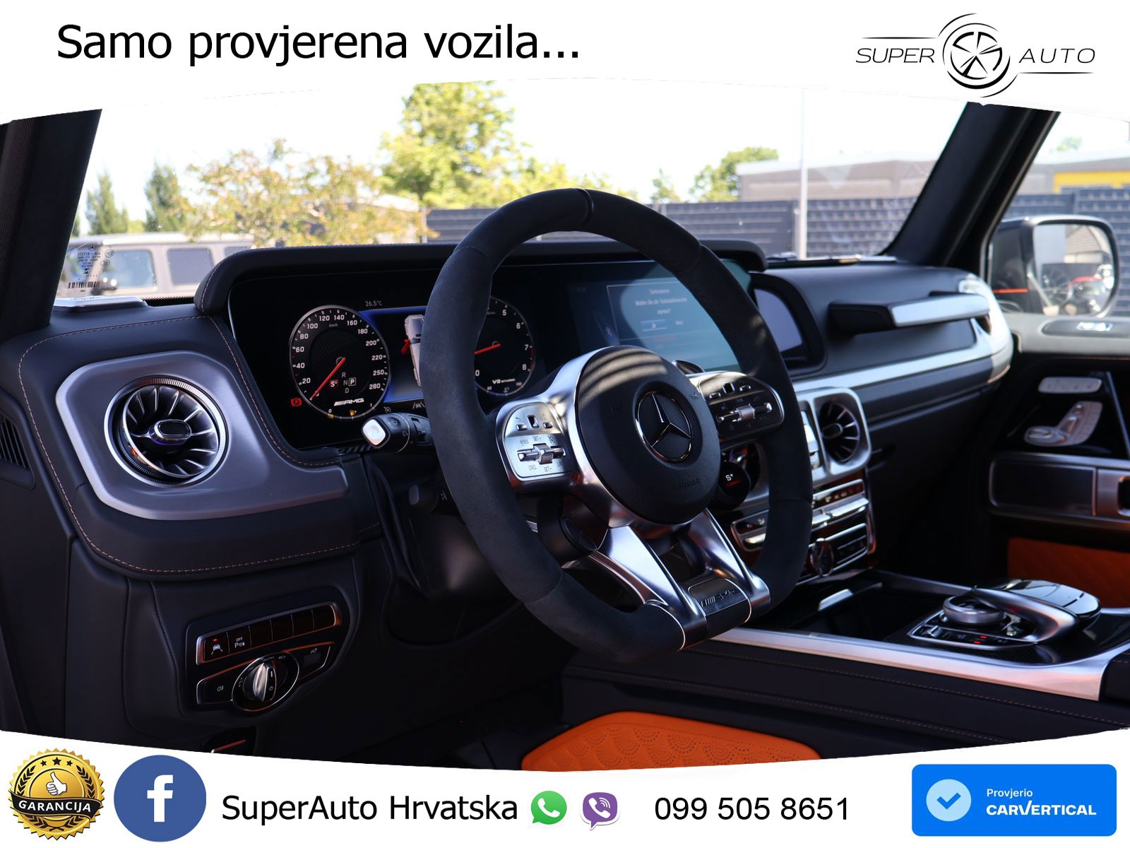 Mercedes AMG G 63 Long V8 (585 KS) 4MATIC 9G-TRONIC AMG SPEEDSHIFT TCT Brabus LED+GR SJED+ACC
