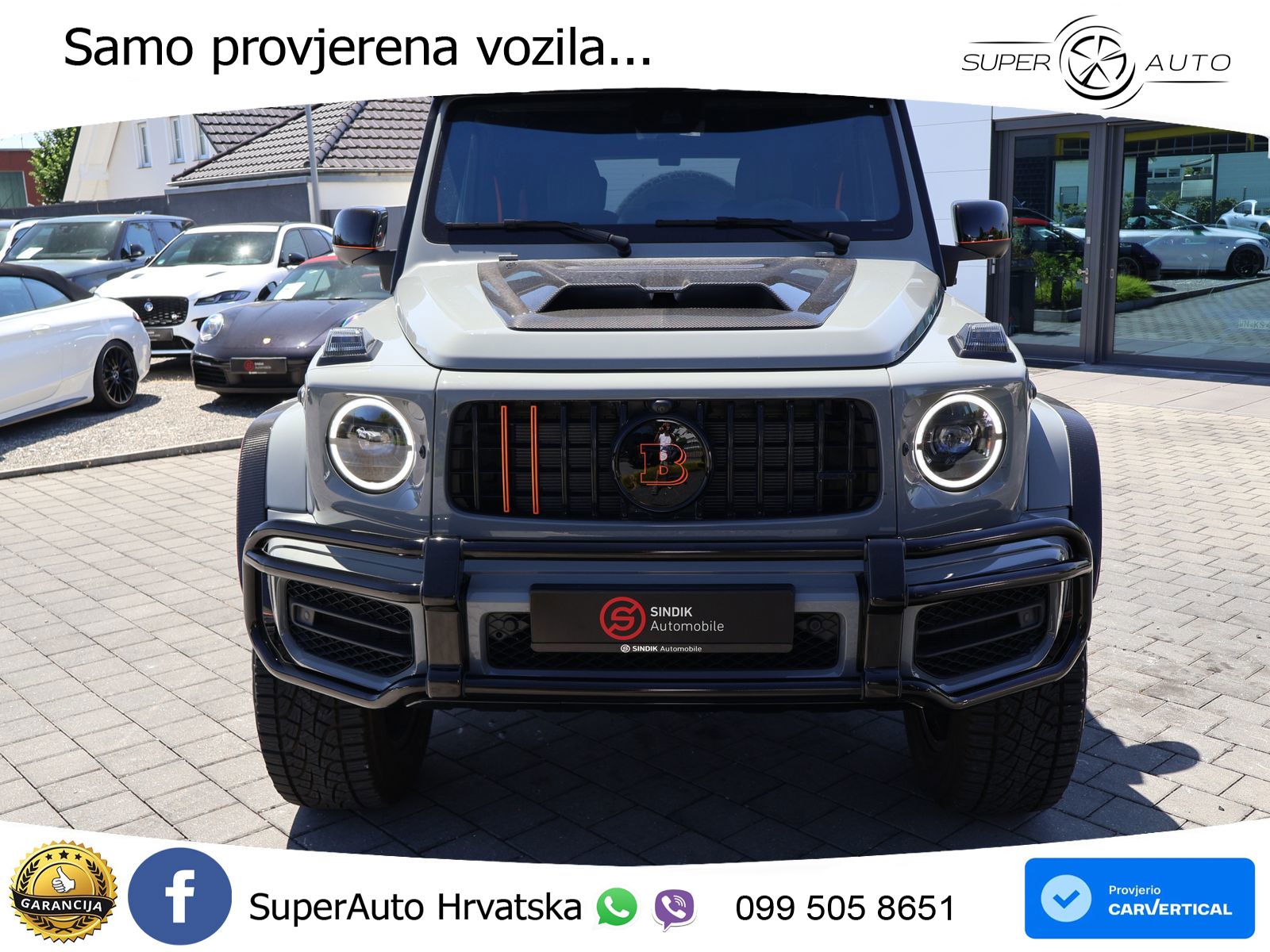 Mercedes AMG G 63 Long V8 (585 KS) 4MATIC 9G-TRONIC AMG SPEEDSHIFT TCT Brabus LED+GR SJED+ACC
