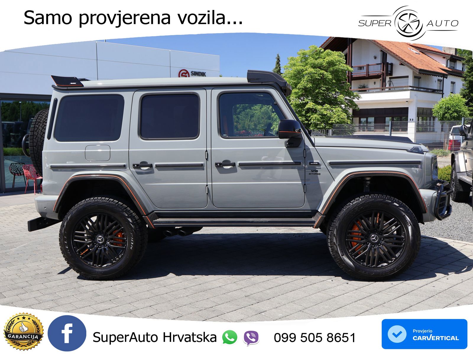 Mercedes AMG G 63 Long V8 (585 KS) 4MATIC 9G-TRONIC AMG SPEEDSHIFT TCT Brabus LED+GR SJED+ACC