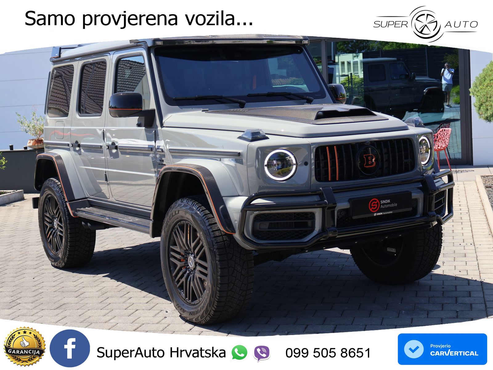 Mercedes AMG G 63 Long V8 (585 KS) 4MATIC 9G-TRONIC AMG SPEEDSHIFT TCT Brabus LED+GR SJED+ACC