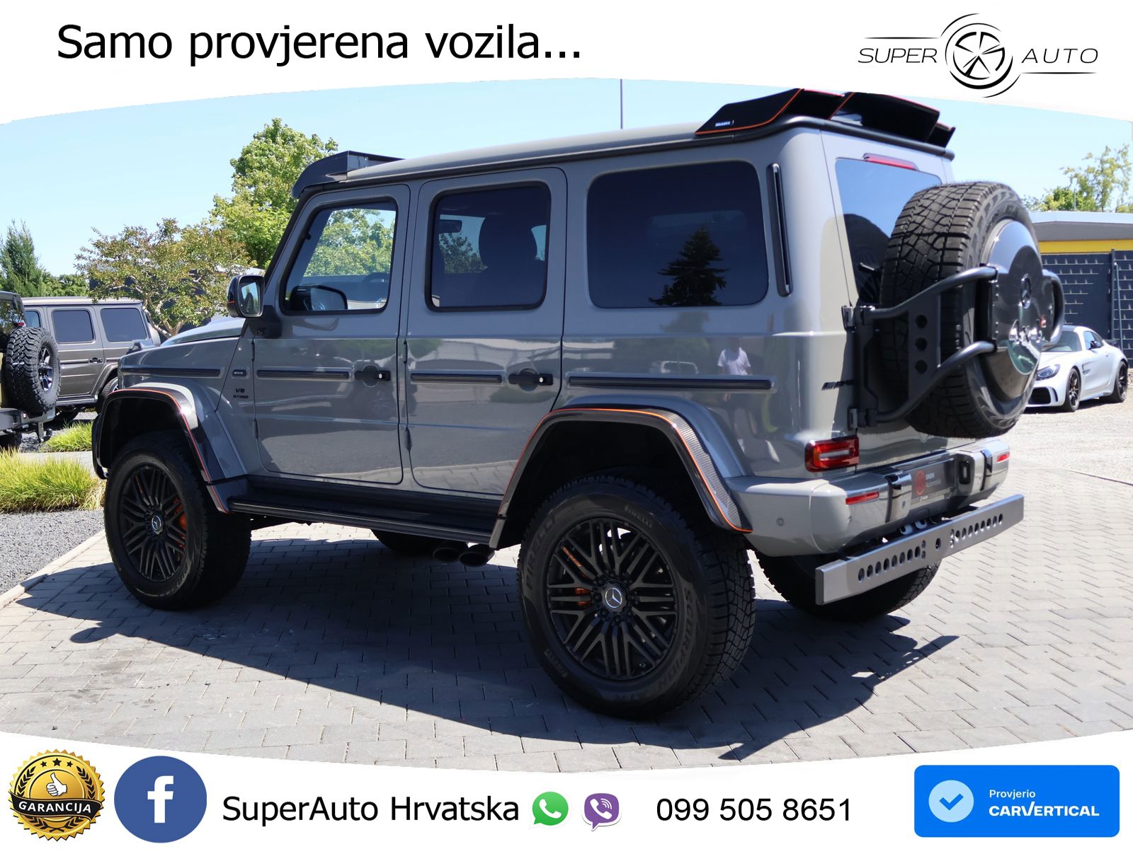 Mercedes AMG G 63 Long V8 (585 KS) 4MATIC 9G-TRONIC AMG SPEEDSHIFT TCT Brabus LED+GR SJED+ACC