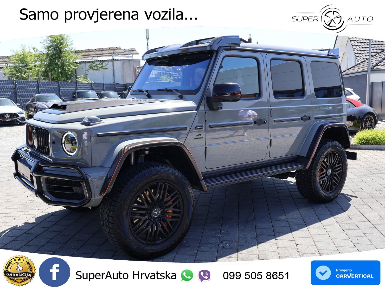 Mercedes AMG G 63 Long V8 (585 KS) 4MATIC 9G-TRONIC AMG SPEEDSHIFT TCT Brabus LED+GR SJED+ACC