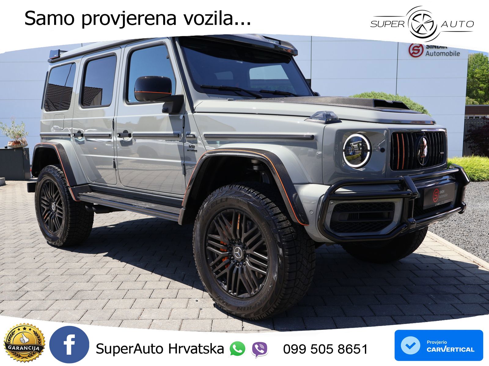 Mercedes AMG G 63 Long V8 (585 KS) 4MATIC 9G-TRONIC AMG SPEEDSHIFT TCT Brabus LED+GR SJED+ACC