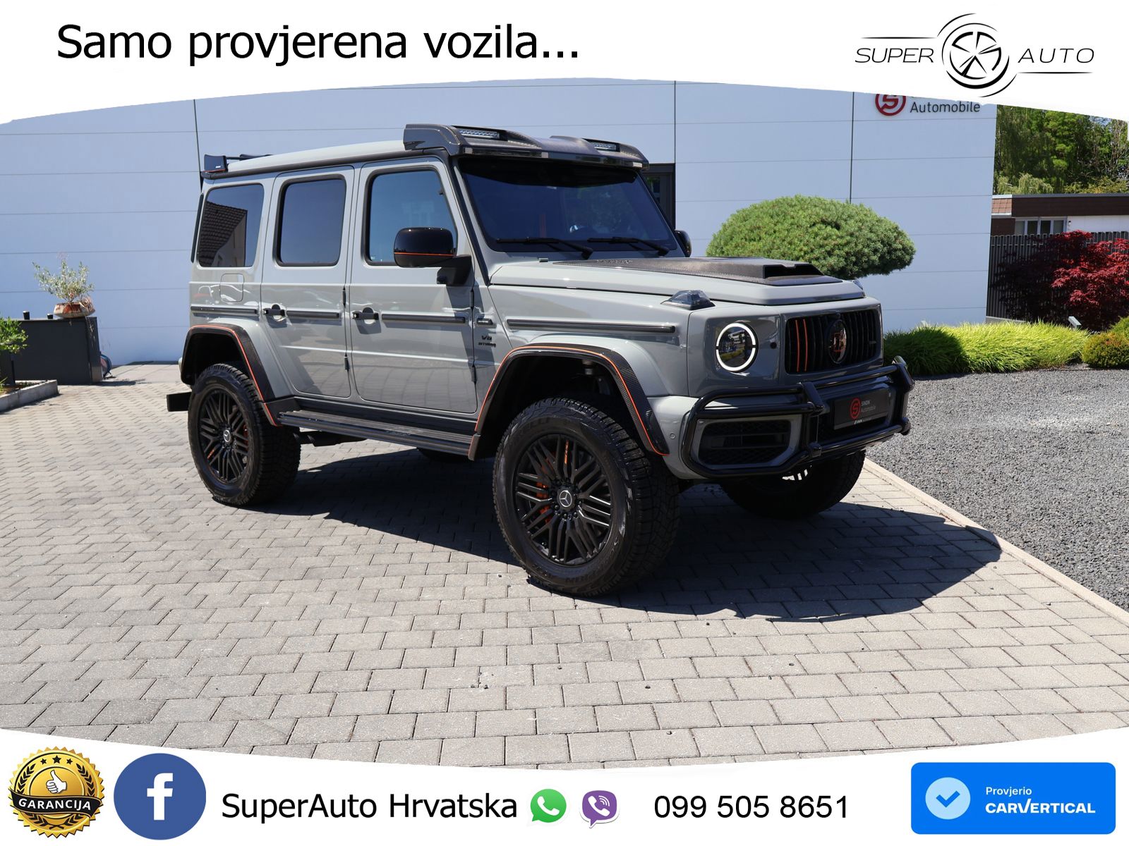 Mercedes AMG G 63 Long V8 (585 KS) 4MATIC 9G-TRONIC AMG SPEEDSHIFT TCT Brabus LED+GR SJED+ACC