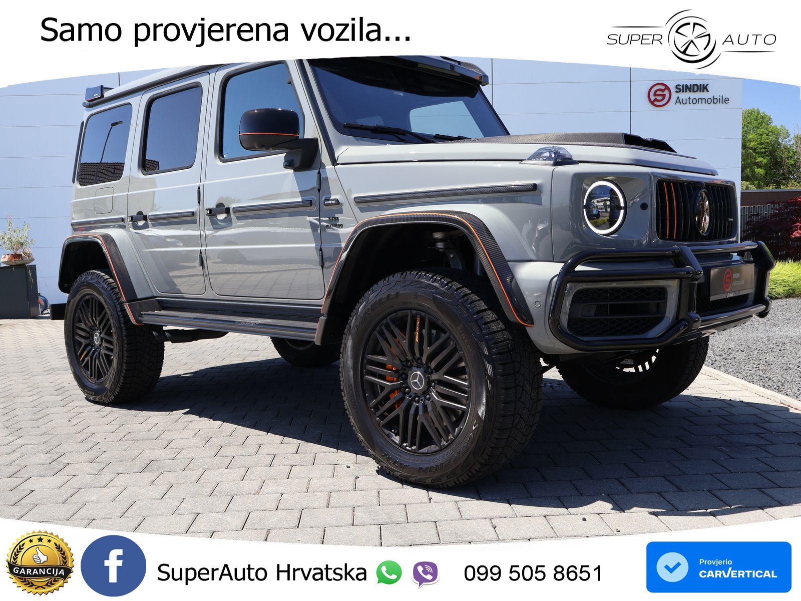 Mercedes AMG G 63 Long V8 (585 KS) 4MATIC 9G-TRONIC AMG SPEEDSHIFT TCT Brabus LED+GR SJED+ACC