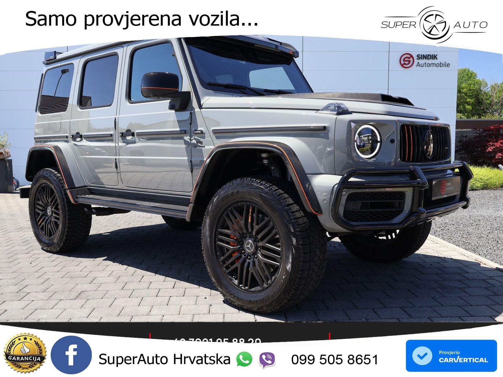 Mercedes AMG G 63 Long V8 (585 KS) 4MATIC 9G-TRONIC AMG SPEEDSHIFT TCT Brabus LED+GR SJED+ACC