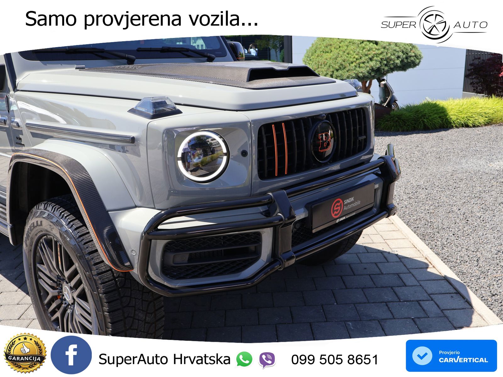 Mercedes AMG G 63 Long V8 (585 KS) 4MATIC 9G-TRONIC AMG SPEEDSHIFT TCT Brabus LED+GR SJED+ACC