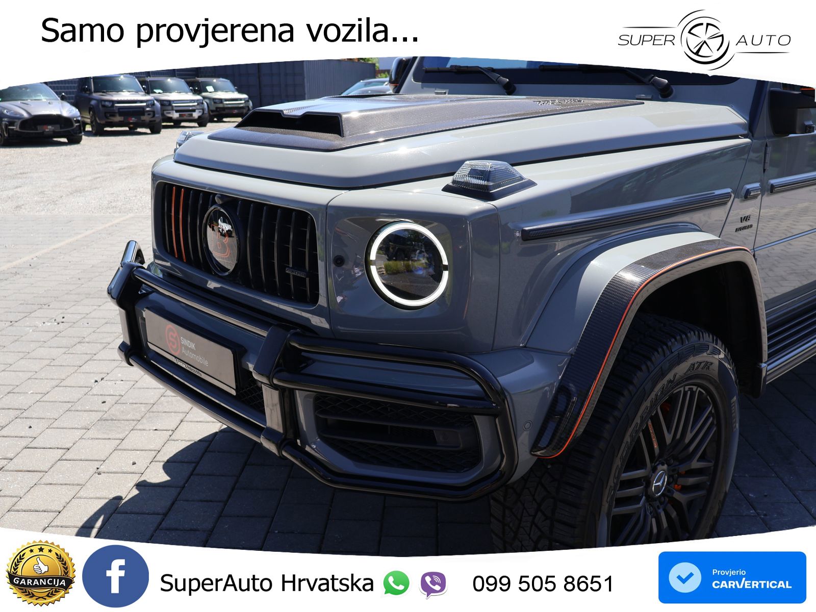 Mercedes AMG G 63 Long V8 (585 KS) 4MATIC 9G-TRONIC AMG SPEEDSHIFT TCT Brabus LED+GR SJED+ACC