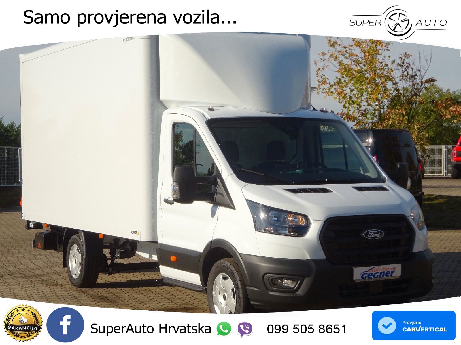 Ford Transit 350L4 Trend Koffer EinzelKab 121kW Kam 165 KS