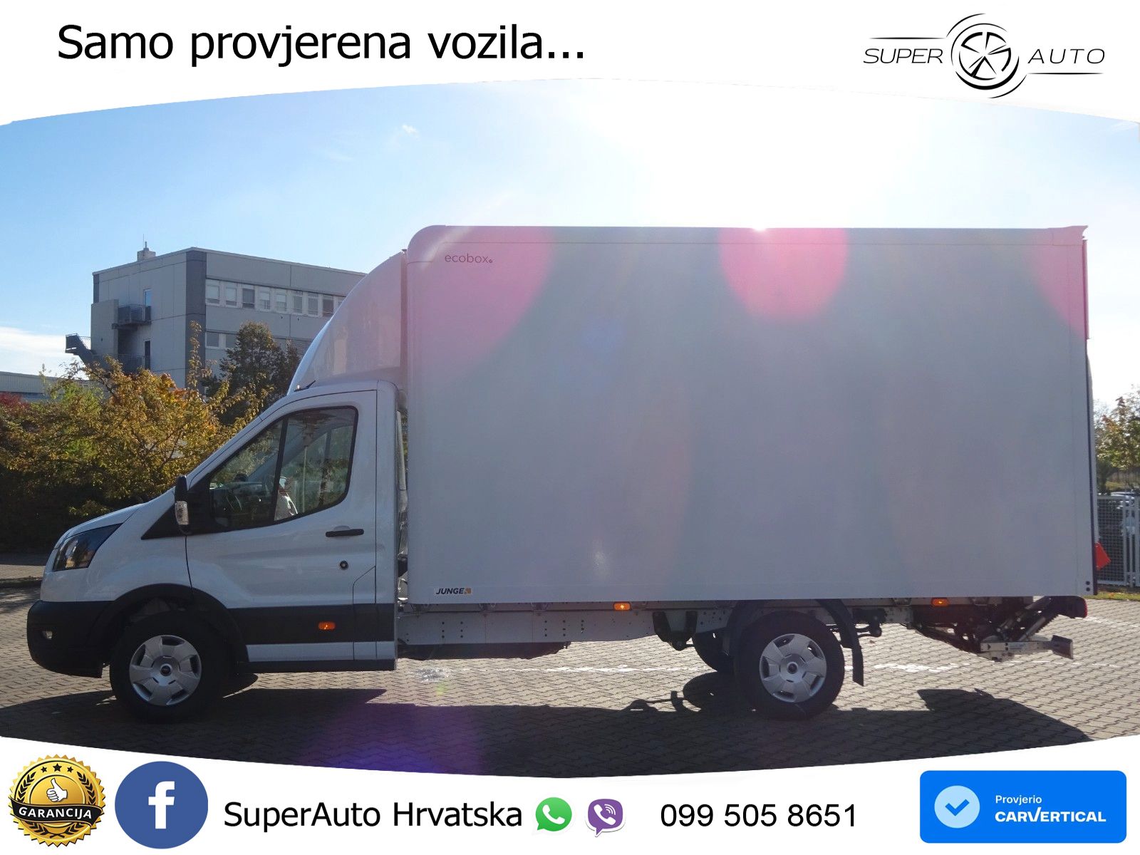 Ford Transit 350L4 Trend Koffer EinzelKab 121kW Kam 165 KS