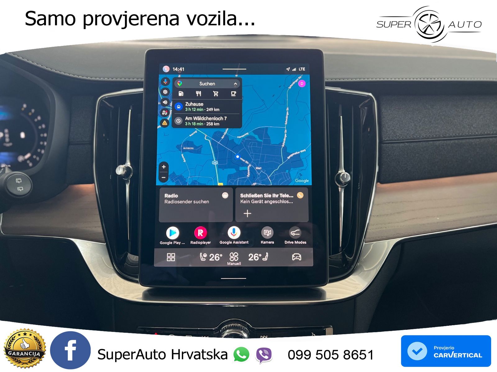 Volvo XC90 2.0 B5 AWD Automatic MATRIX+GR SJED+KAM