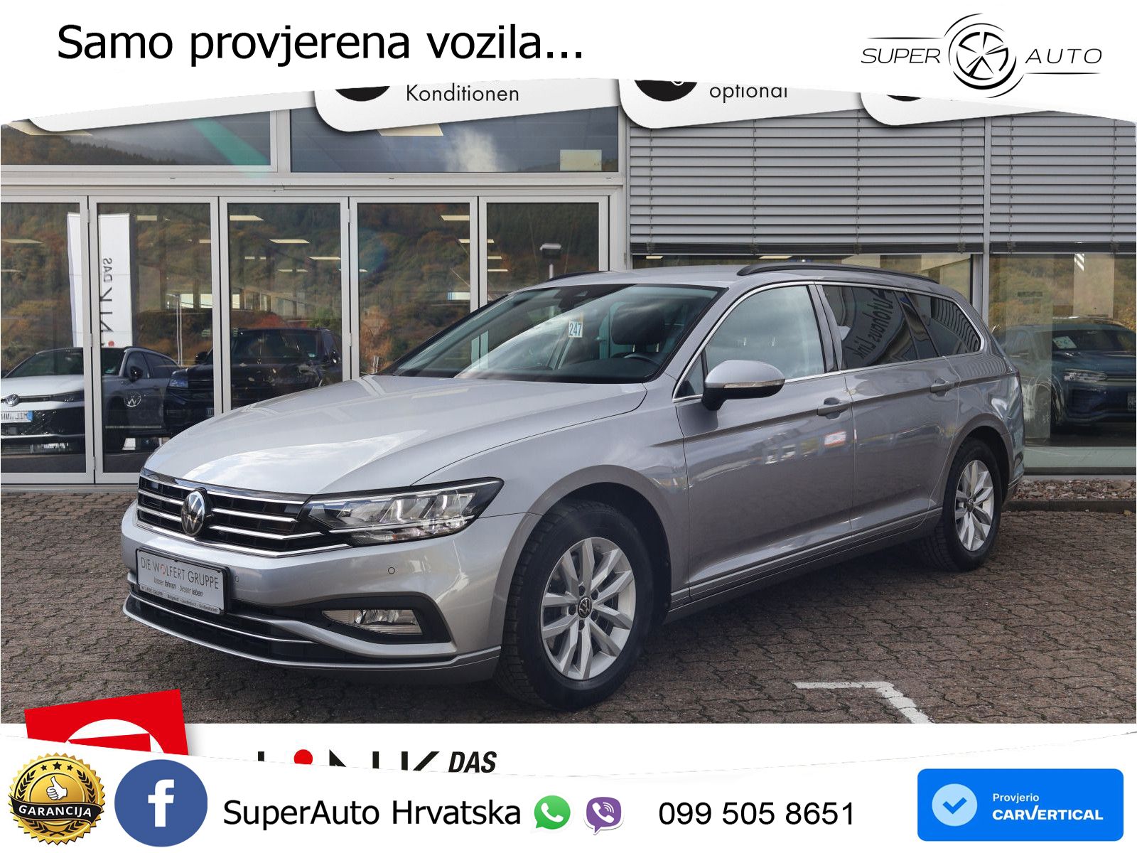 Volkswagen Passat Variant 2.0 TDI (150 KS) DSG Business LED+GR SJED+ACC