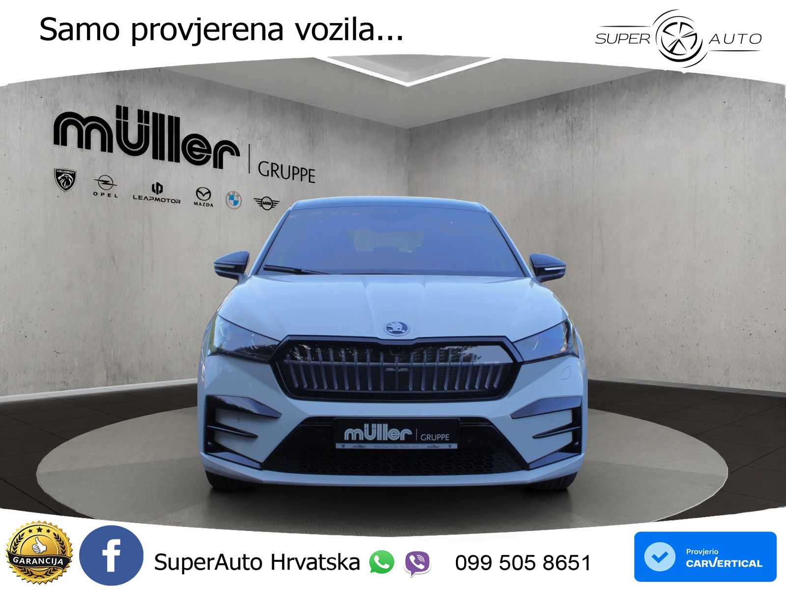 Škoda Enyaq Coupe iV RS 82 kWh (299 KS) AWD Lounge MATRIX+GR SJED+KAM