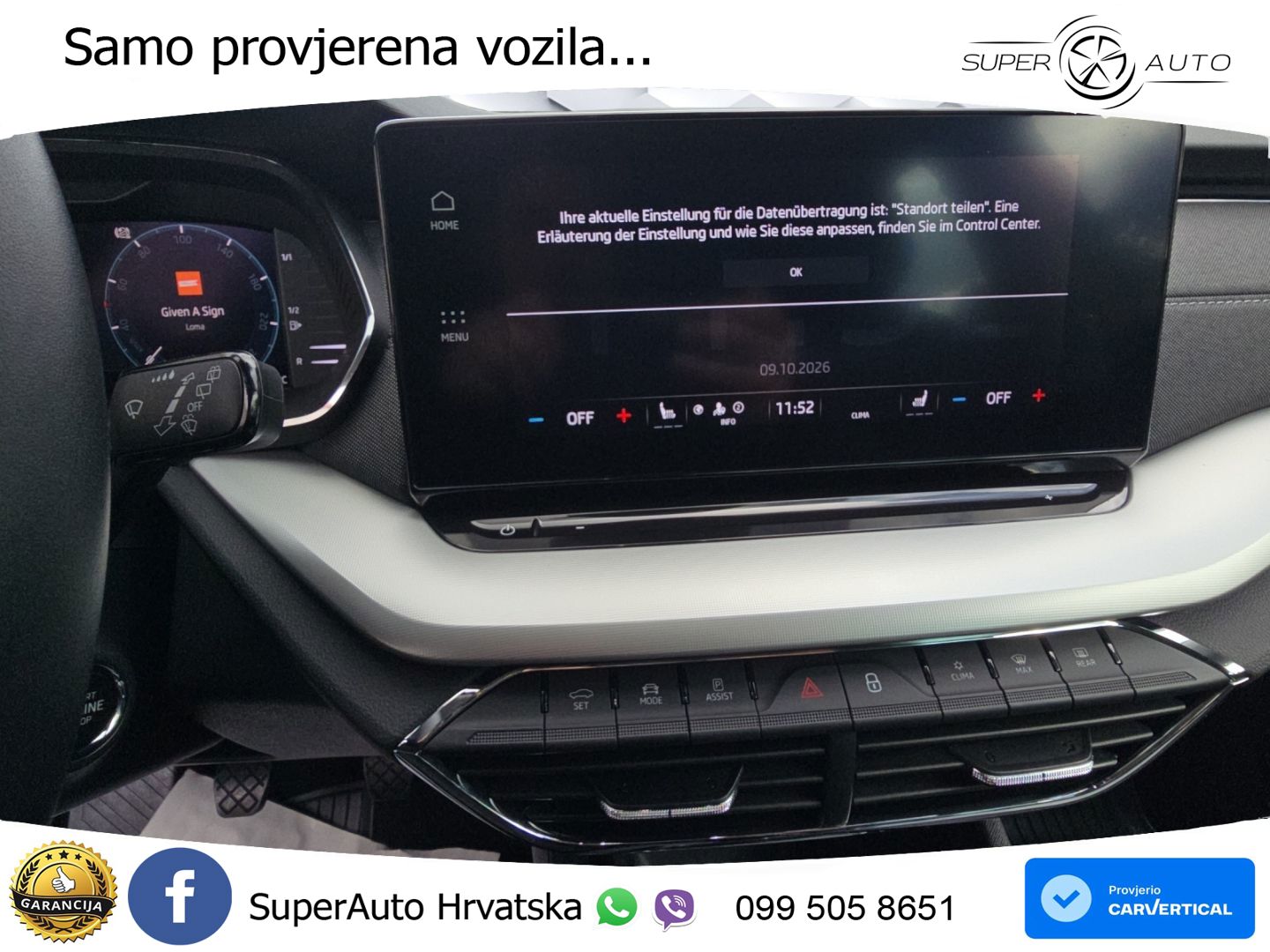 Škoda Octavia Combi 1.5 TSI (150 KS) LED+GR SJED+ACC