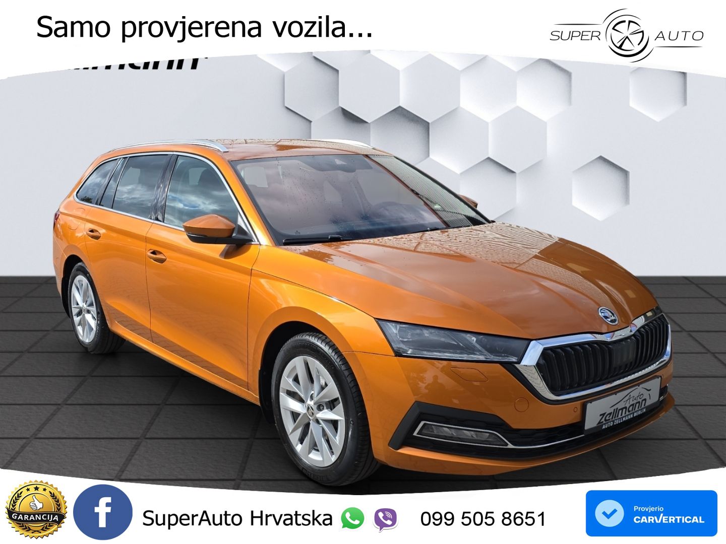 Škoda Octavia Combi 1.5 TSI (150 KS) LED+GR SJED+ACC