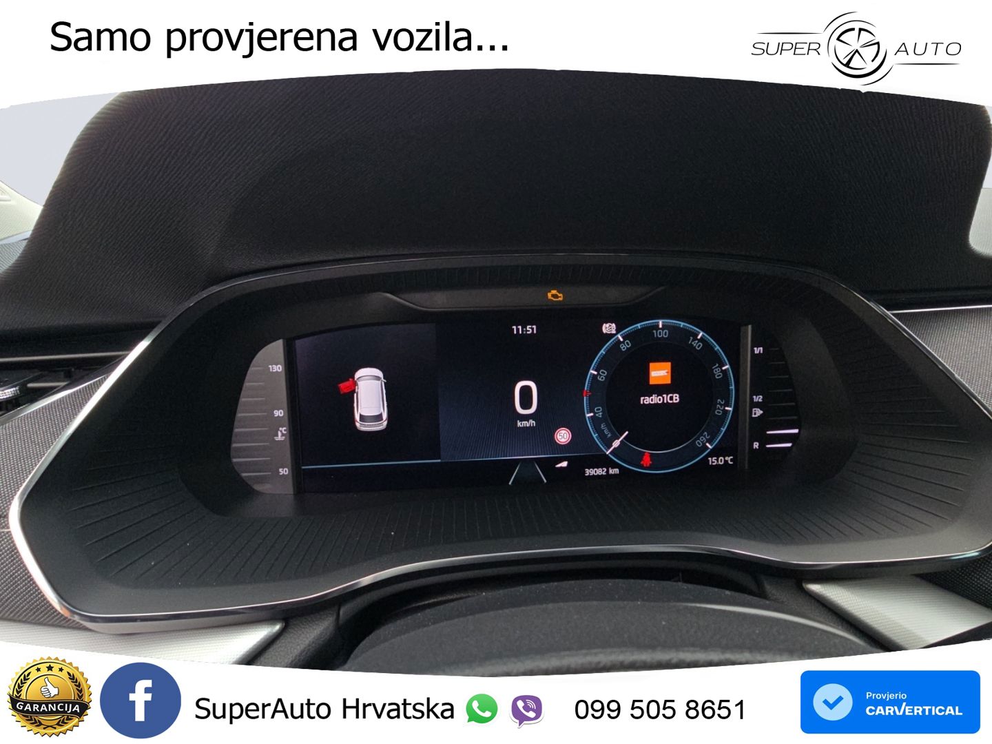 Škoda Octavia Combi 1.5 TSI (150 KS) LED+GR SJED+ACC