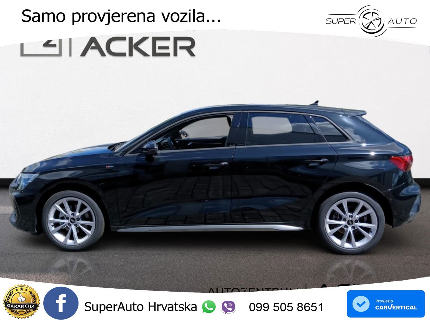 Audi A3 35 TFSI (150 KS) S tronic S line LED+ACC