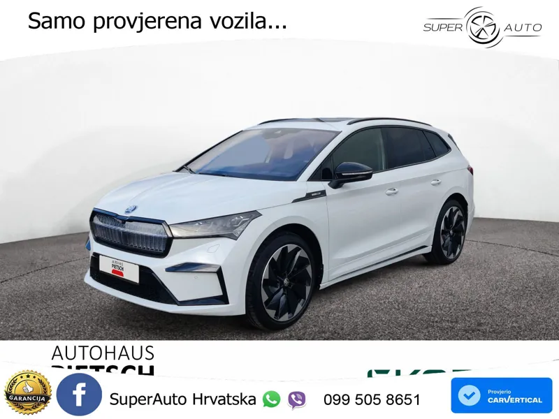 Škoda Enyaq iV 80x 82 kWh (265 KS) AWD SportLine LED+GR SJED+ACC