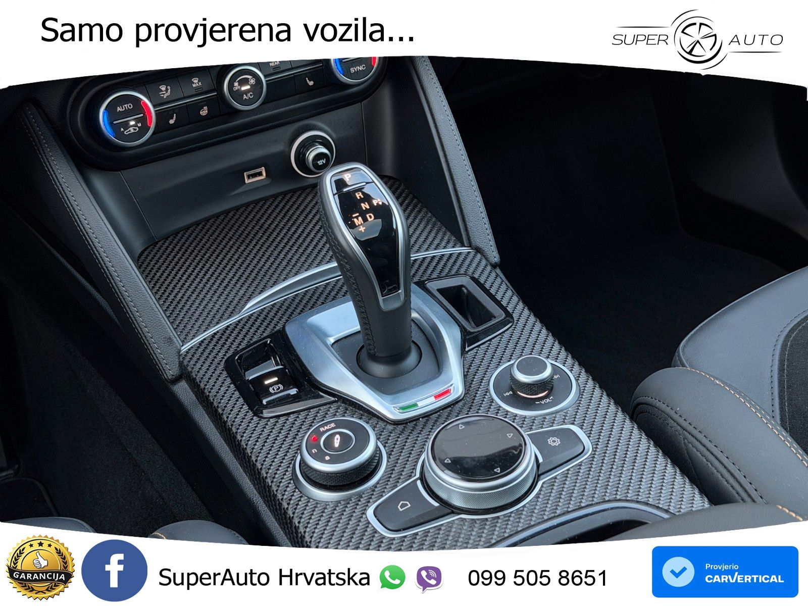 Alfa Romeo Stelvio Quadrifoglio 2.9 V6 Bi-Turbo (520 KS) Q4 Automatic LED+GR SJED+ACC