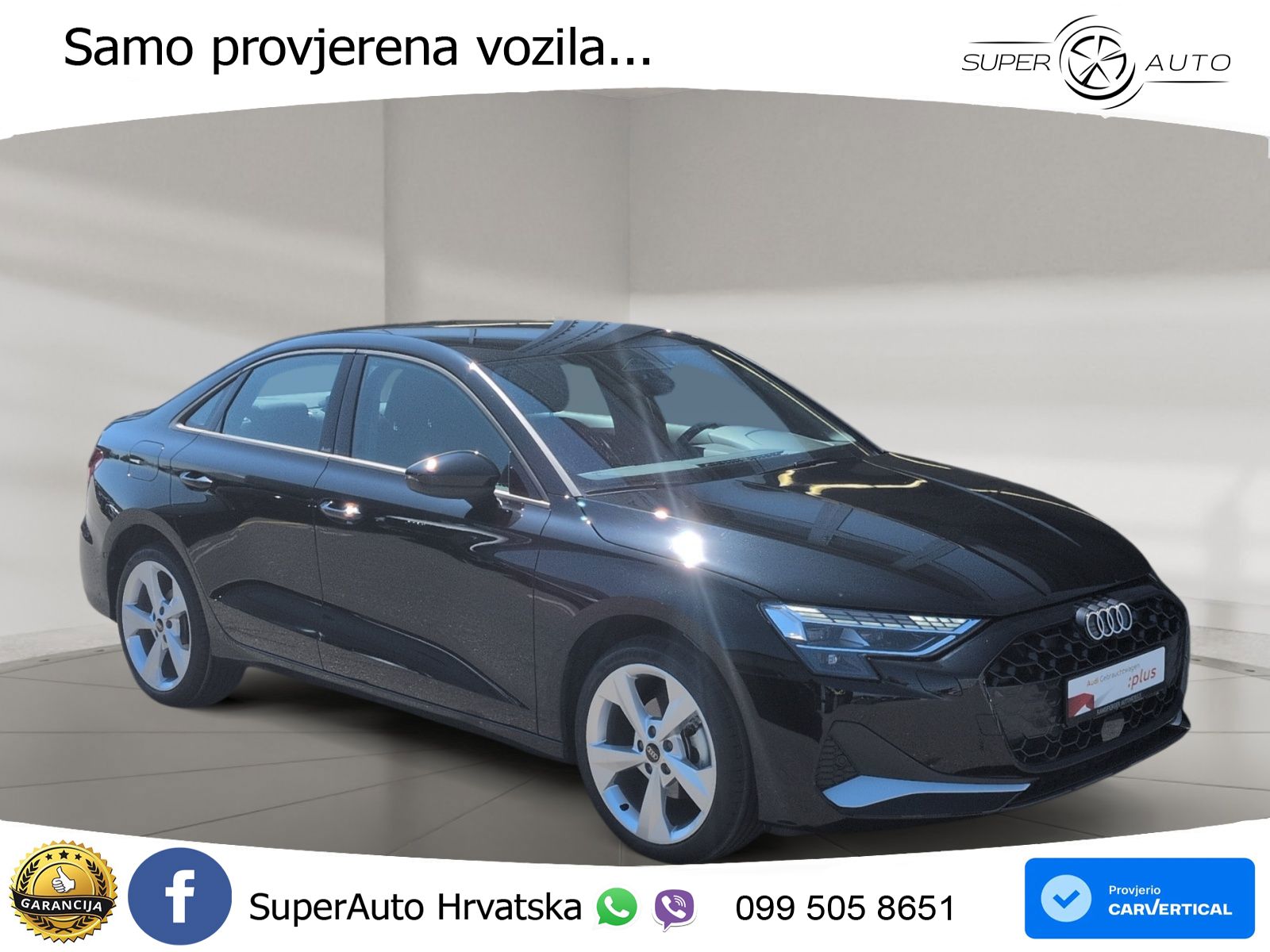 Audi A3 Limuzina 35 TFSI (150 KS) S tronic advanced LED+GR SJED+ACC