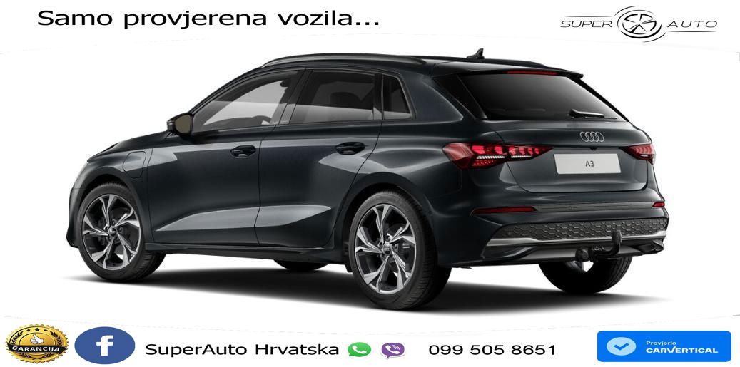Audi A3 40 TFSIe (204 KS) S tronic LED+GR SJED+ACC