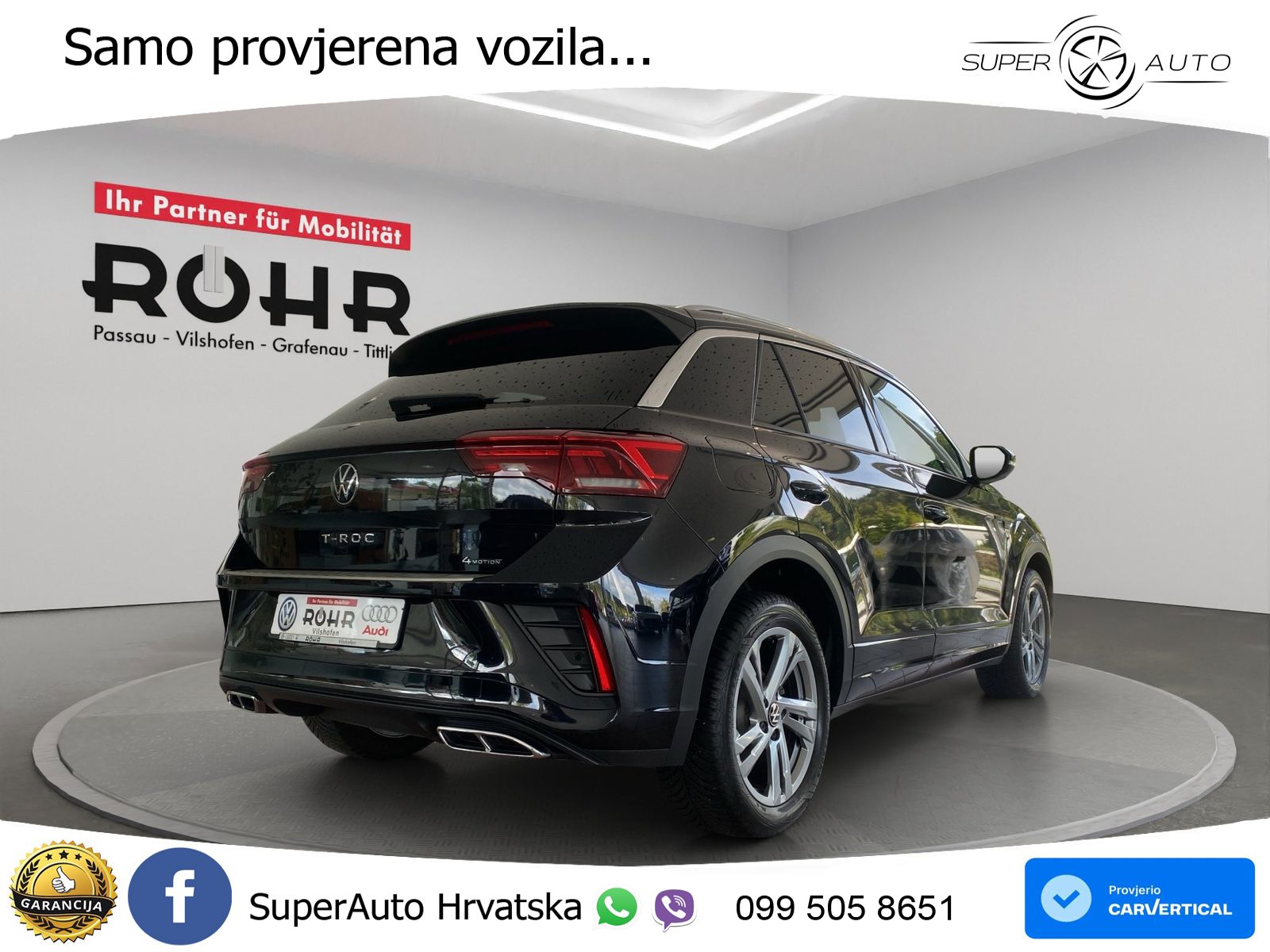 Volkswagen T-Roc I 2.0 TSI (190 KS) 4M DSG LED+GR SJED+ACC