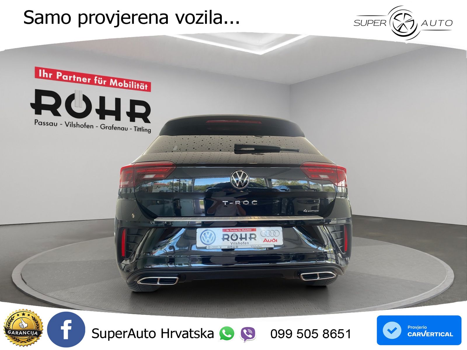 Volkswagen T-Roc I 2.0 TSI (190 KS) 4M DSG LED+GR SJED+ACC