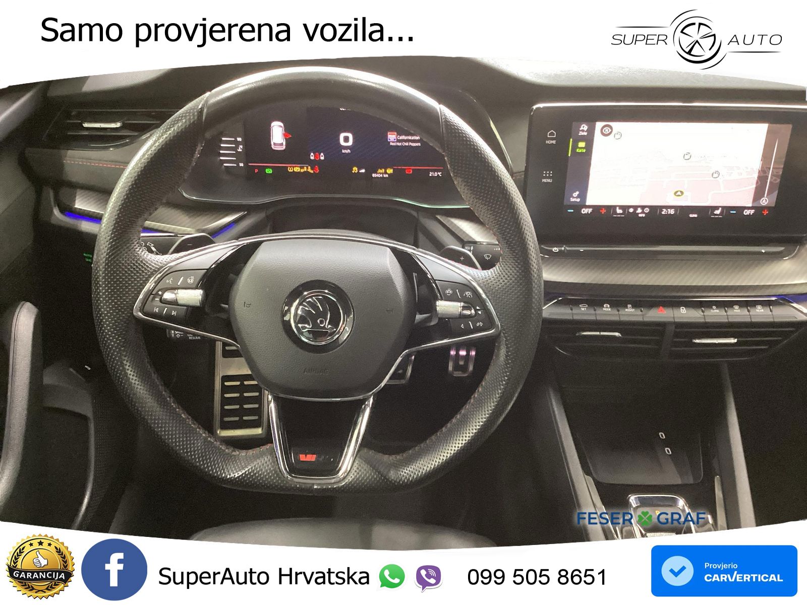Škoda Octavia Combi RS 2.0 TSI (245 KS) DSG LED+GR SJED+ACC