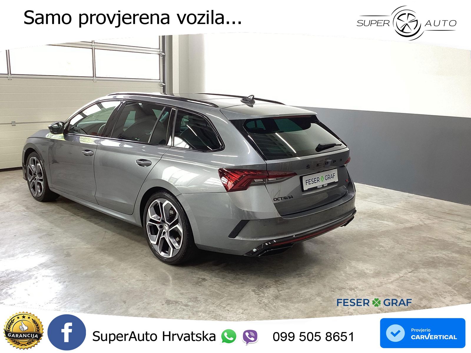 Škoda Octavia Combi RS 2.0 TSI (245 KS) DSG LED+GR SJED+ACC