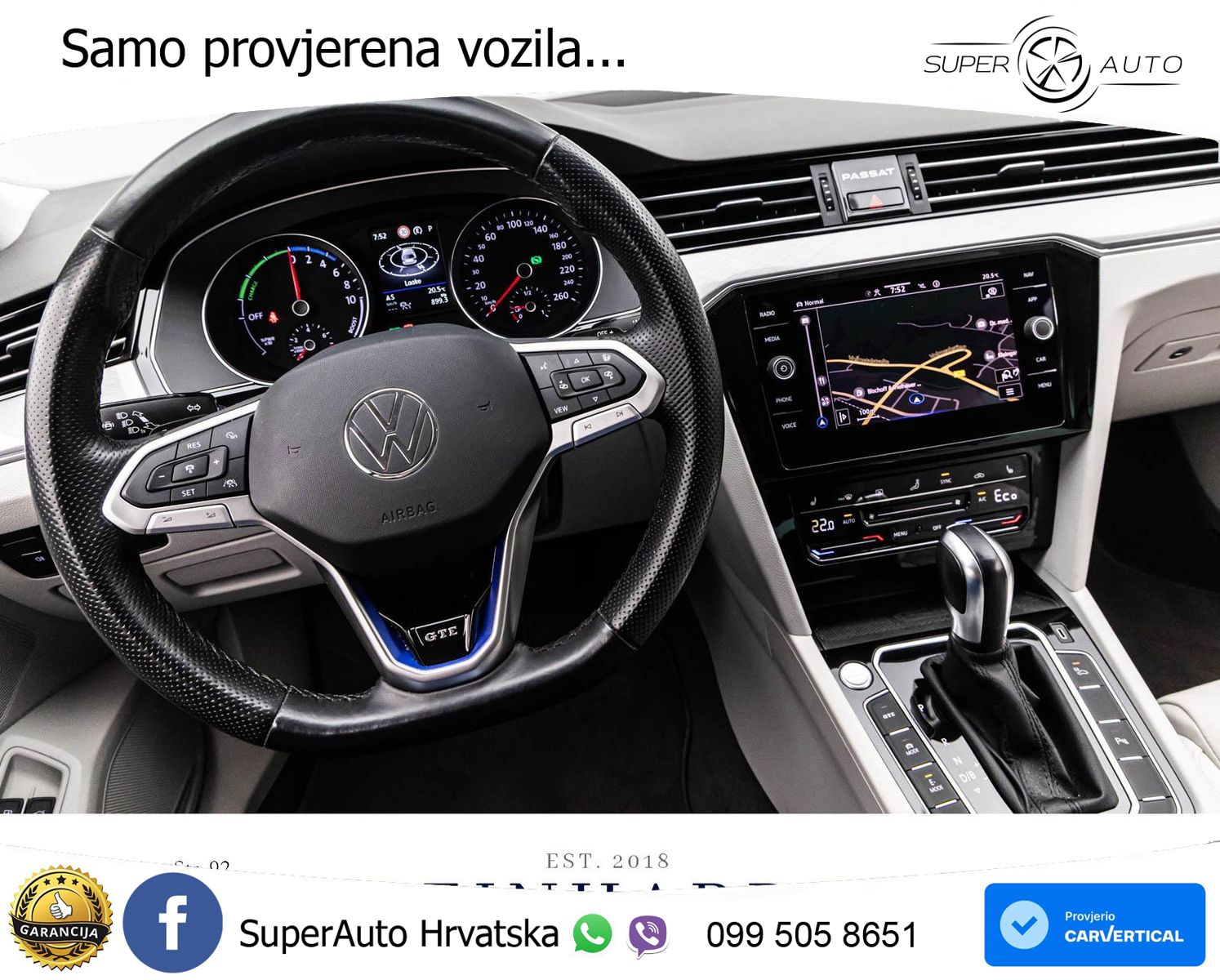 Volkswagen Passat Variant GTE 1.4 TSI (218 KS) DSG LED+GR SJED+ACC