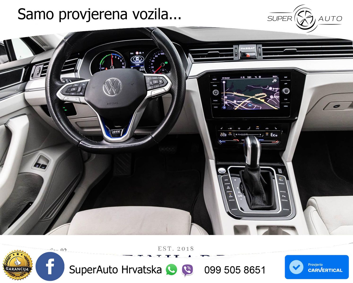 Volkswagen Passat Variant GTE 1.4 TSI (218 KS) DSG LED+GR SJED+ACC