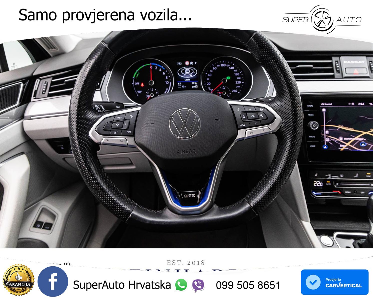 Volkswagen Passat Variant GTE 1.4 TSI (218 KS) DSG LED+GR SJED+ACC