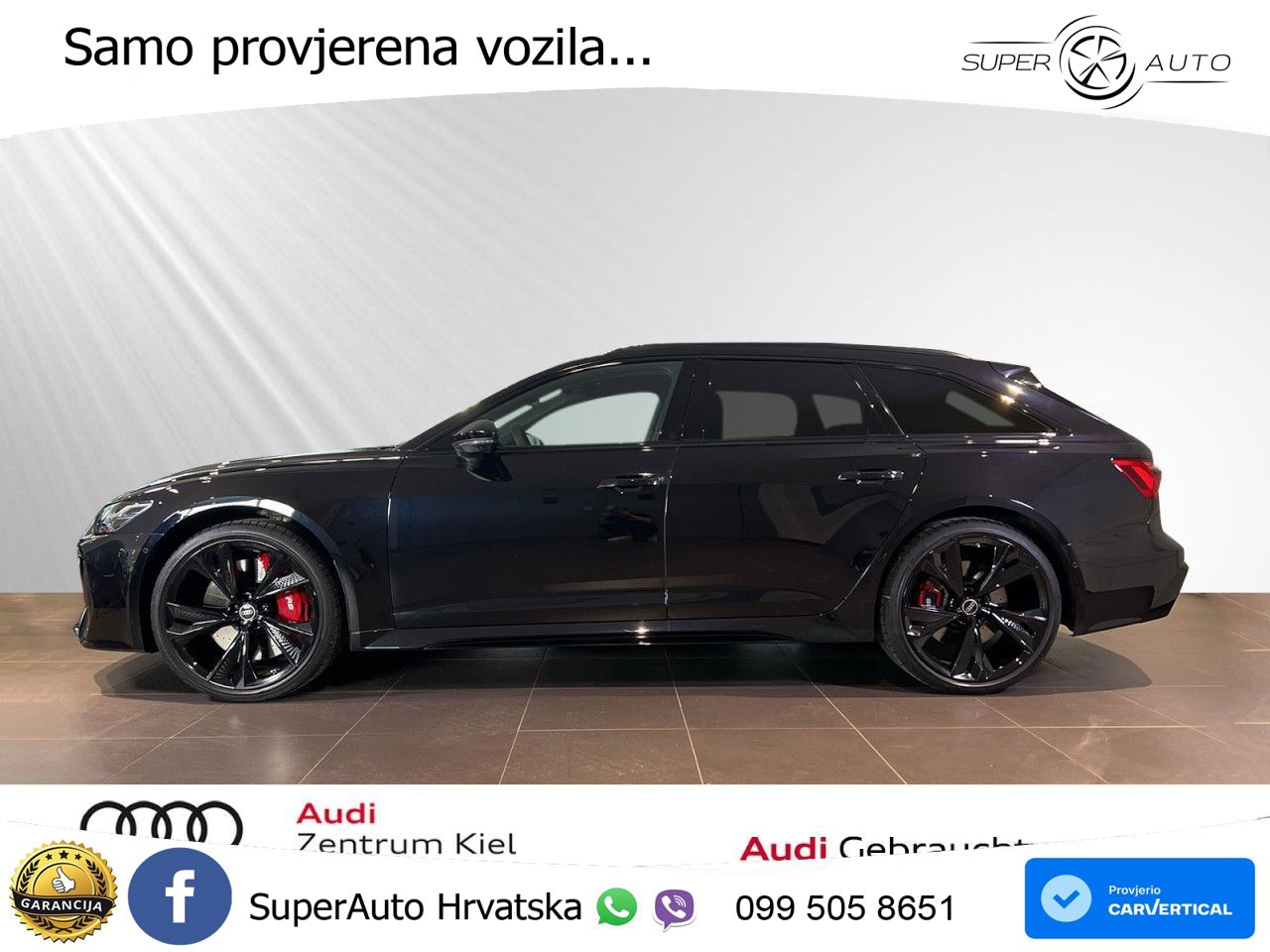 Audi RS6 Avant 4.0 TFSI V8 (600 KS) quattro Tiptronic ZRAČNI+ACC+GR SJED+KAM+PANO