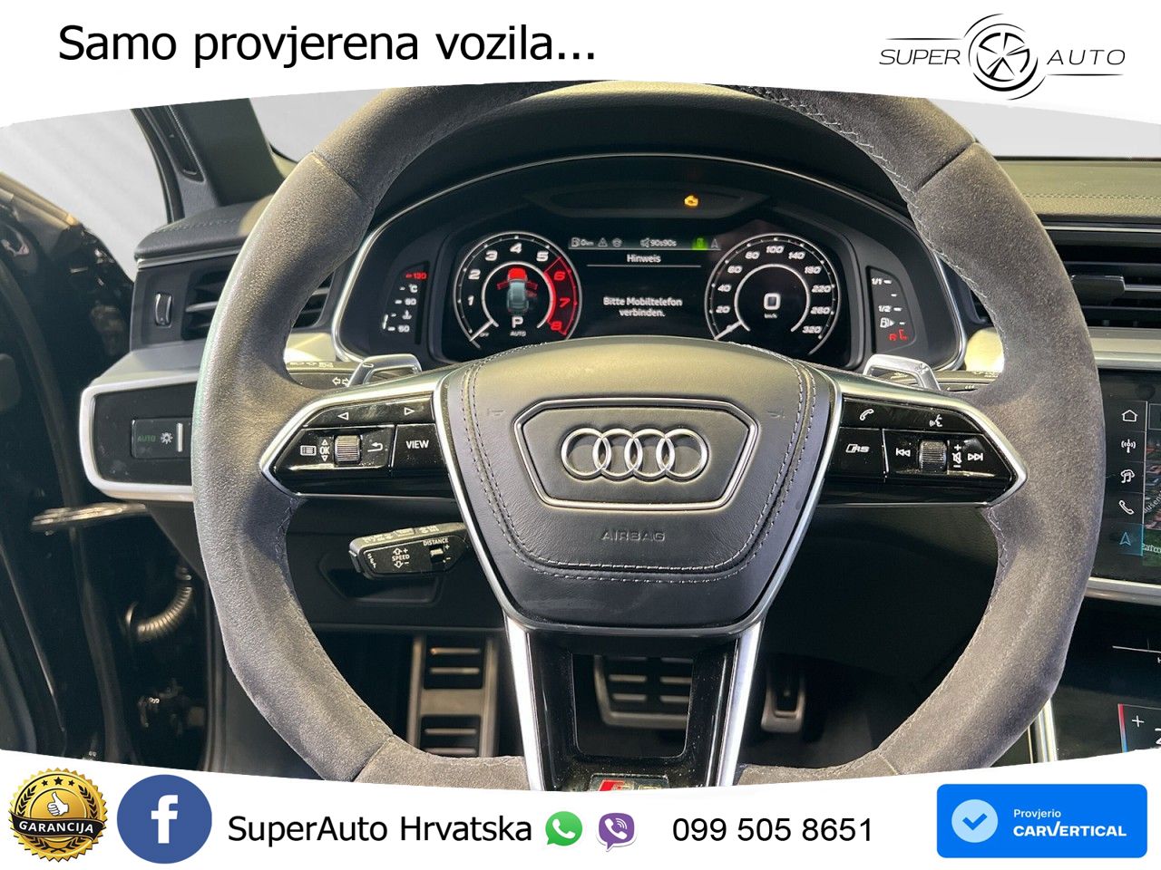 Audi RS6 Avant 4.0 TFSI V8 (600 KS) quattro Tiptronic ZRAČNI+ACC+GR SJED+KAM+PANO