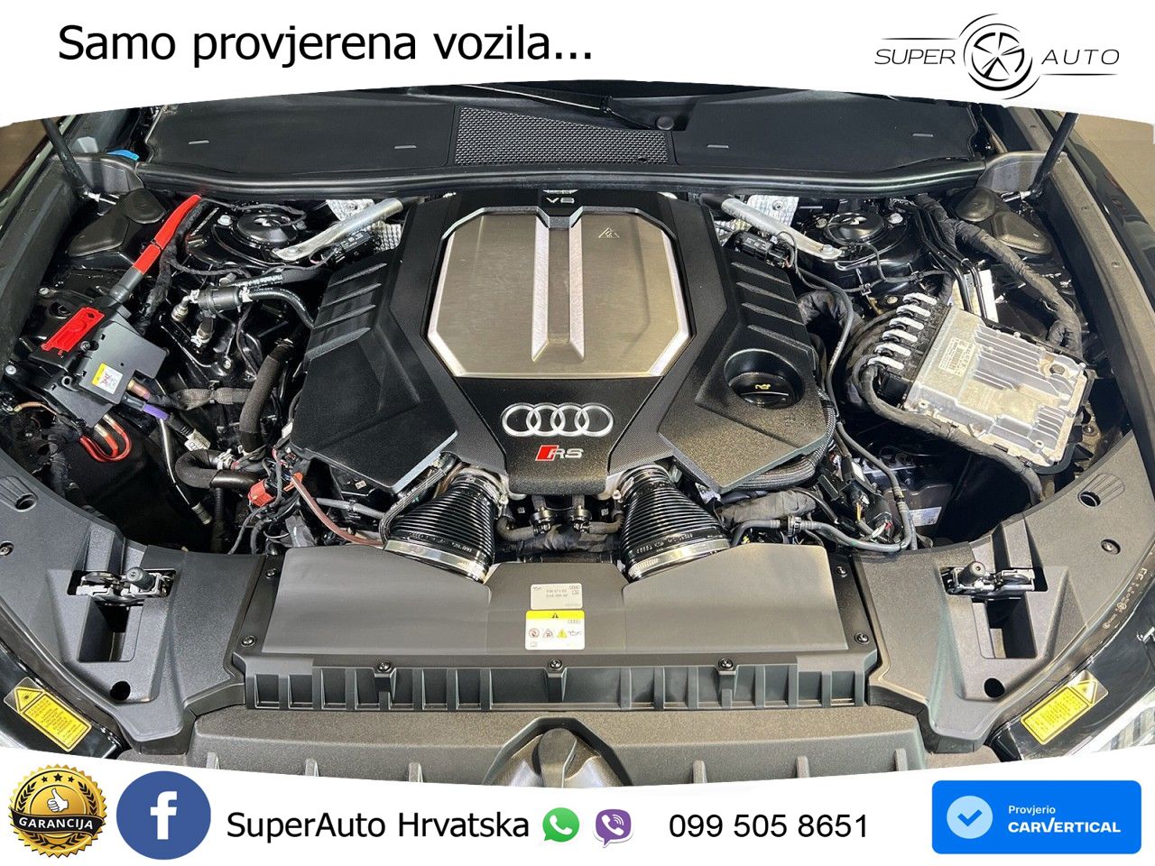 Audi RS6 Avant 4.0 TFSI V8 (600 KS) quattro Tiptronic ZRAČNI+ACC+GR SJED+KAM+PANO