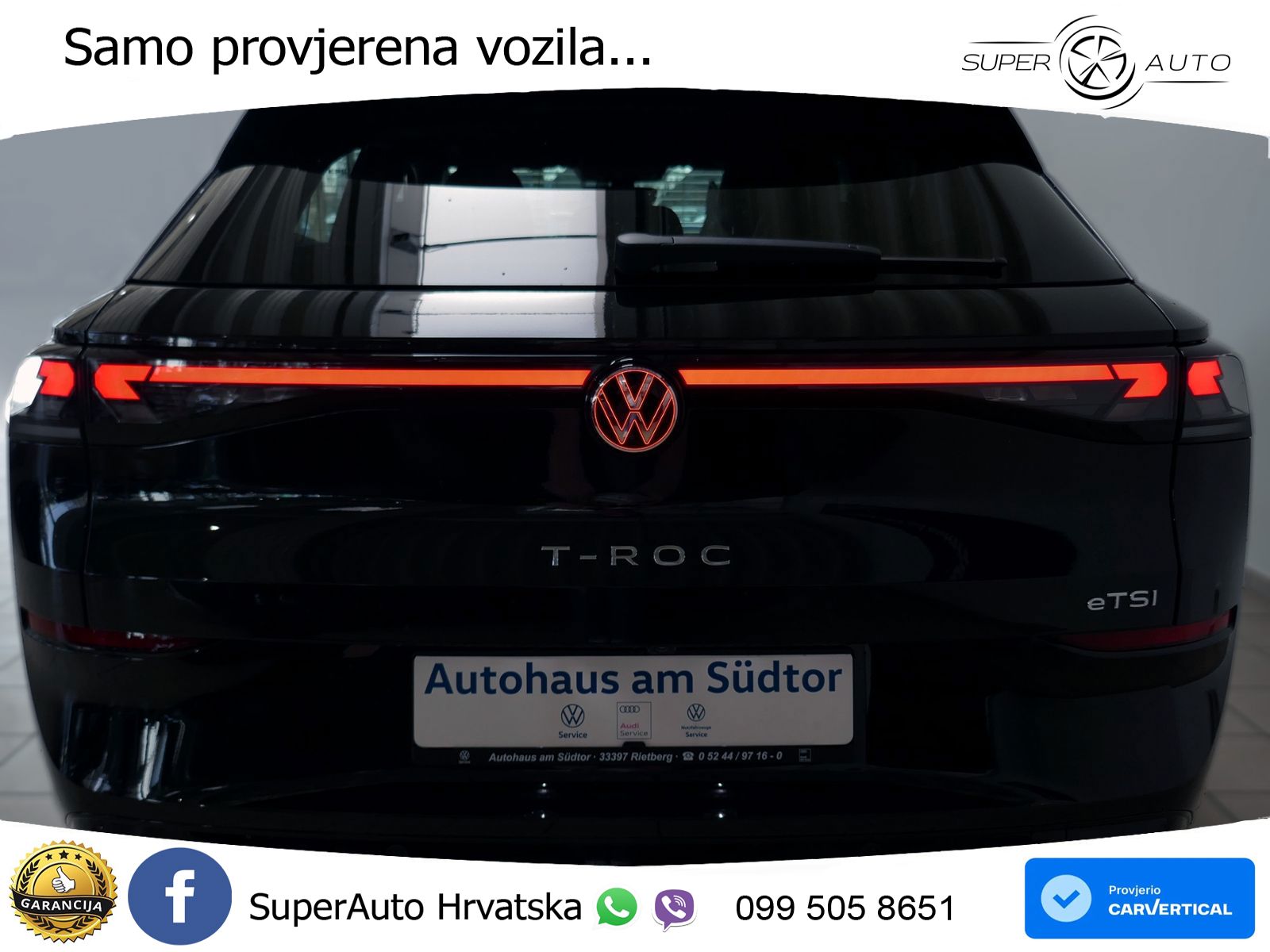 Volkswagen T-Roc 1.5 eTSI (150 KS)  DSG LED+GR SJED+ACC
