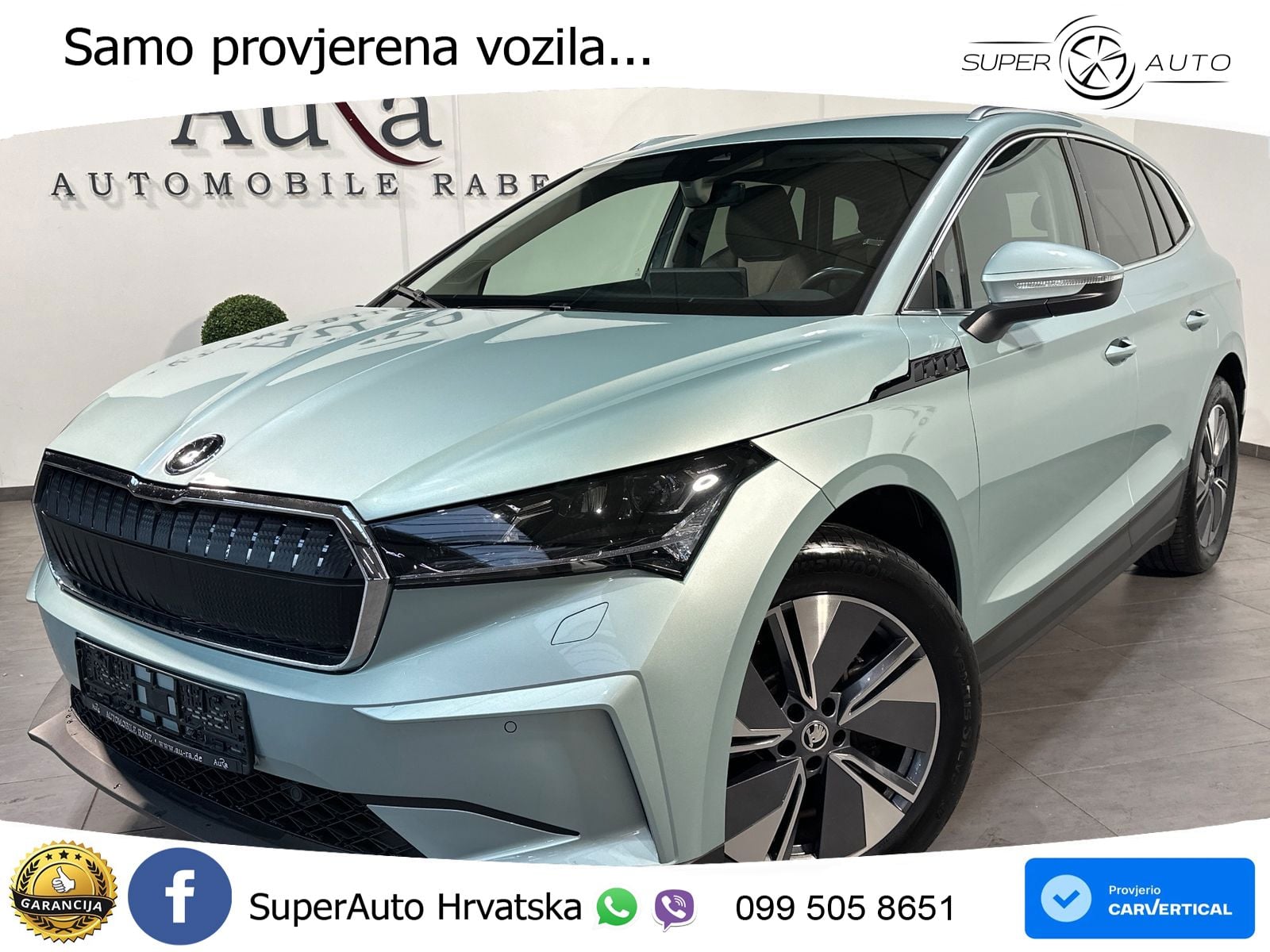 Škoda Enyaq iV 80x 82 kWh (265 KS) AWD Lodge LED+GR SJED+ACC