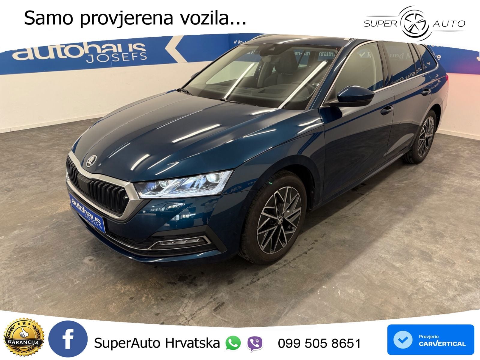 Škoda Octavia Combi 2.0 TDI (150 KS) DSG LED+GR SJED+ACC