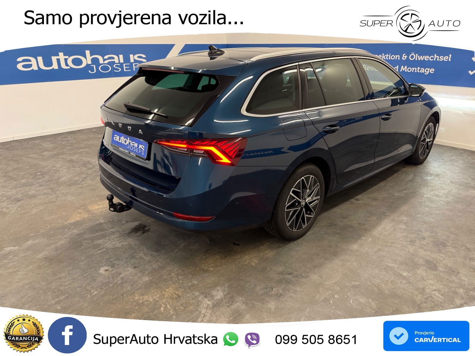 Škoda Octavia Combi 2.0 TDI (150 KS) DSG LED+GR SJED+ACC