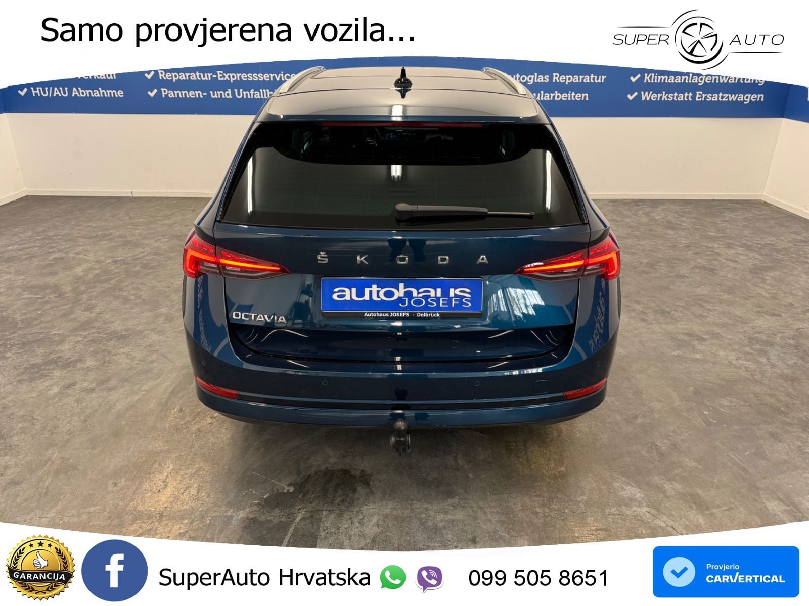 Škoda Octavia Combi 2.0 TDI (150 KS) DSG LED+GR SJED+ACC