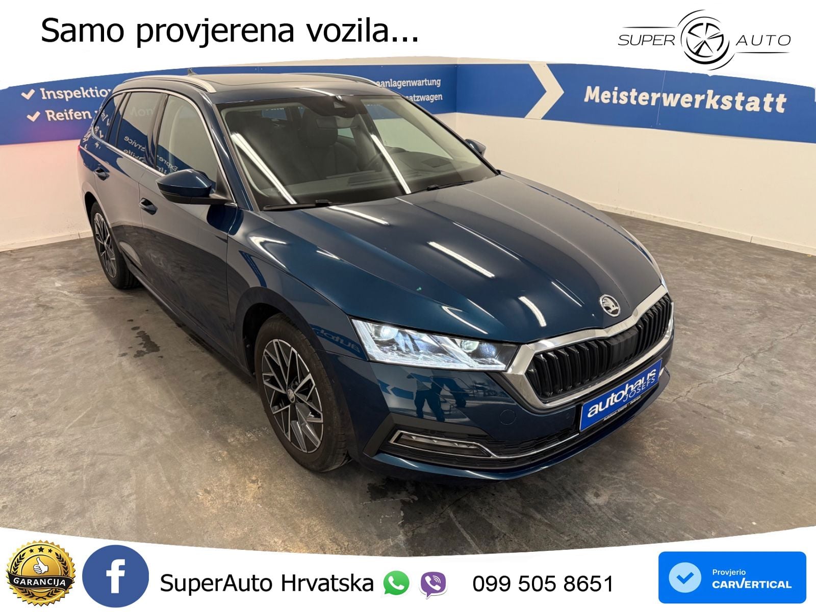 Škoda Octavia Combi 2.0 TDI (150 KS) DSG LED+GR SJED+ACC
