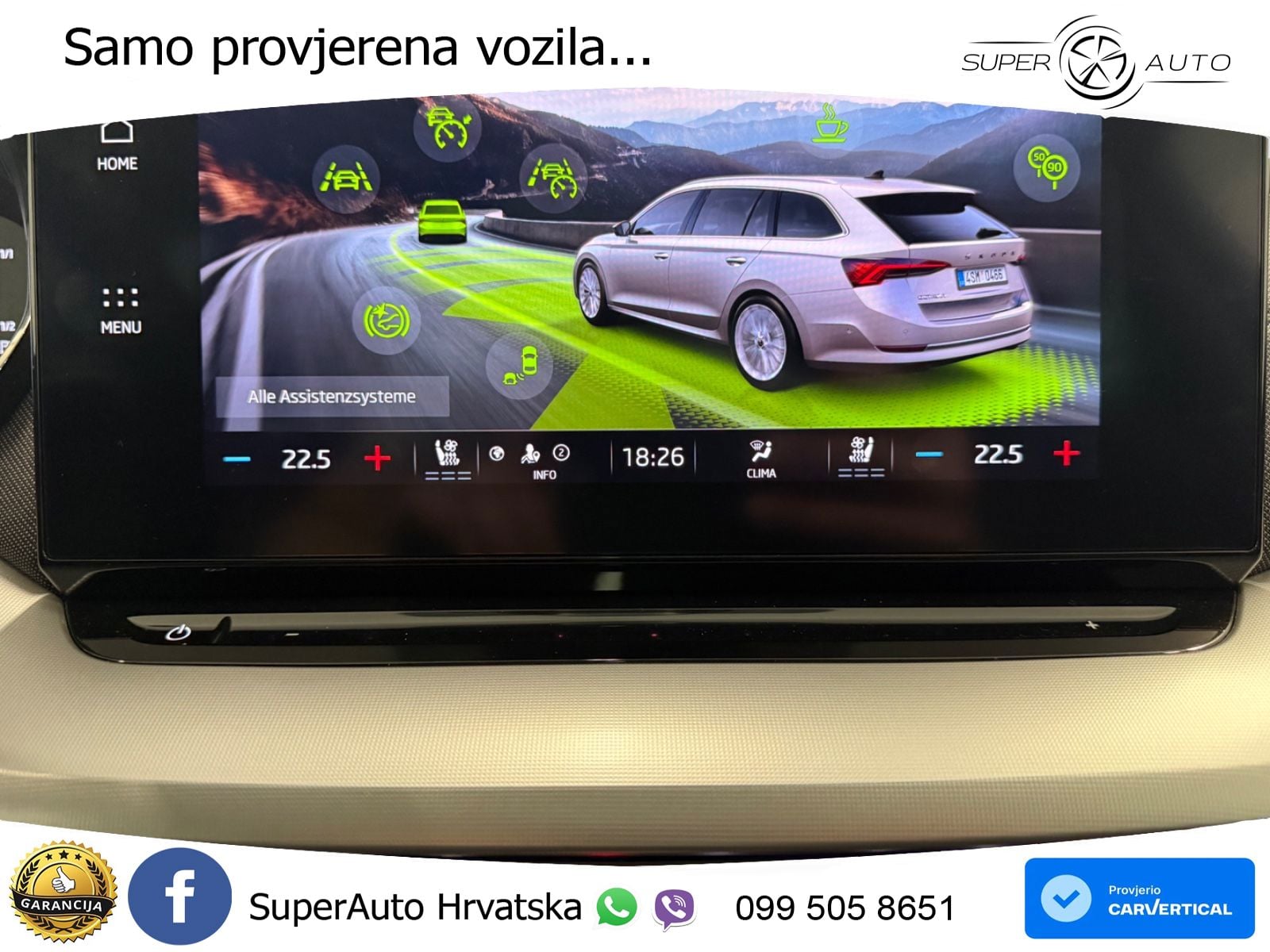 Škoda Octavia Combi 2.0 TDI (150 KS) DSG LED+GR SJED+ACC