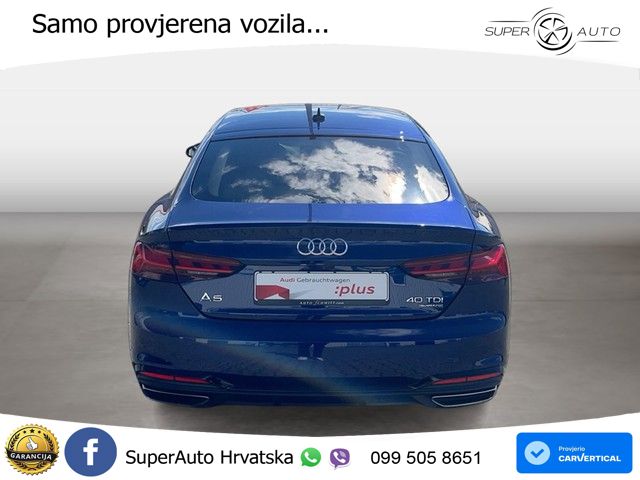 Audi A5 Sportback 40 TDI (204 KS) quattro S tronic MATRIX+GR SJED+KAM
